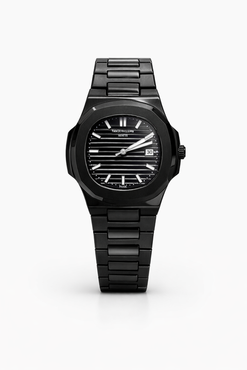 Black Luxury Stainless Steel Men’s Watch