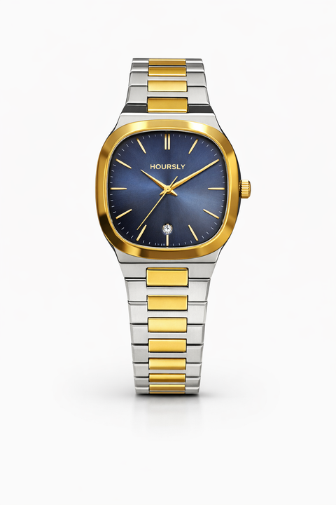HOURSLY Two-Tone Stainless Steel Men’s Analog Watch