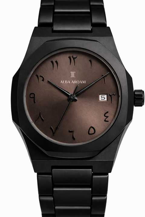 Noir Arabic Dial Watch – Black Edition