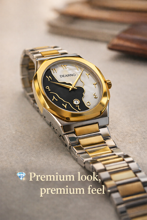 DEARNO Heritage Dual-Tone Arabic Dial Watch