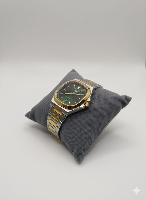 HOURSLY Two-Tone Stainless Steel Men’s Analog Watch