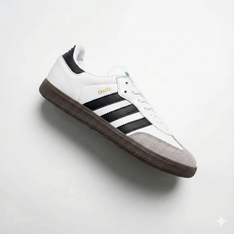 Men’s Classic Black & White Retro Style Sneakers