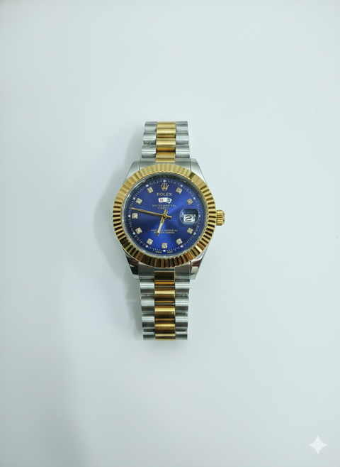 Luxury Two-Tone Men’s Wristwatch