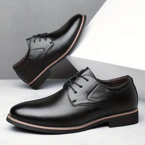 Men’s Brown Leather Derby Shoes